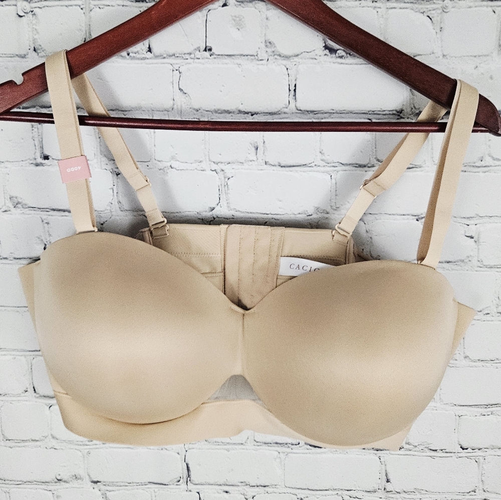 CACIQUE | Comfort Bliss Strapless convertible underwire bra 40DD